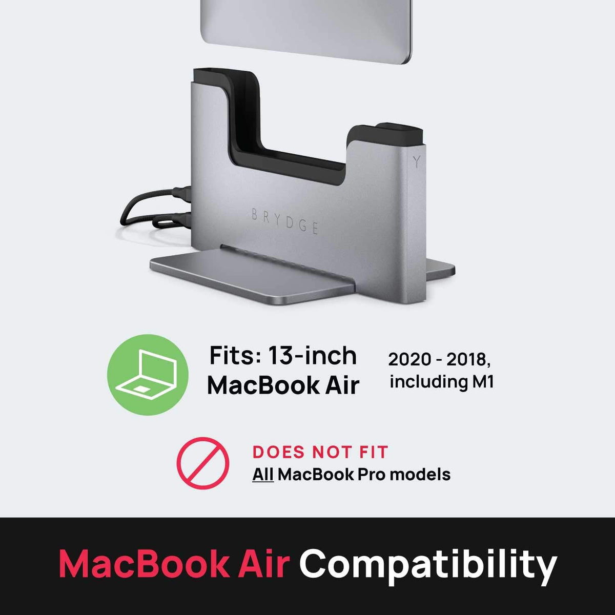 Vertical Laptop Stand for 16-inch MacBook Pro X513