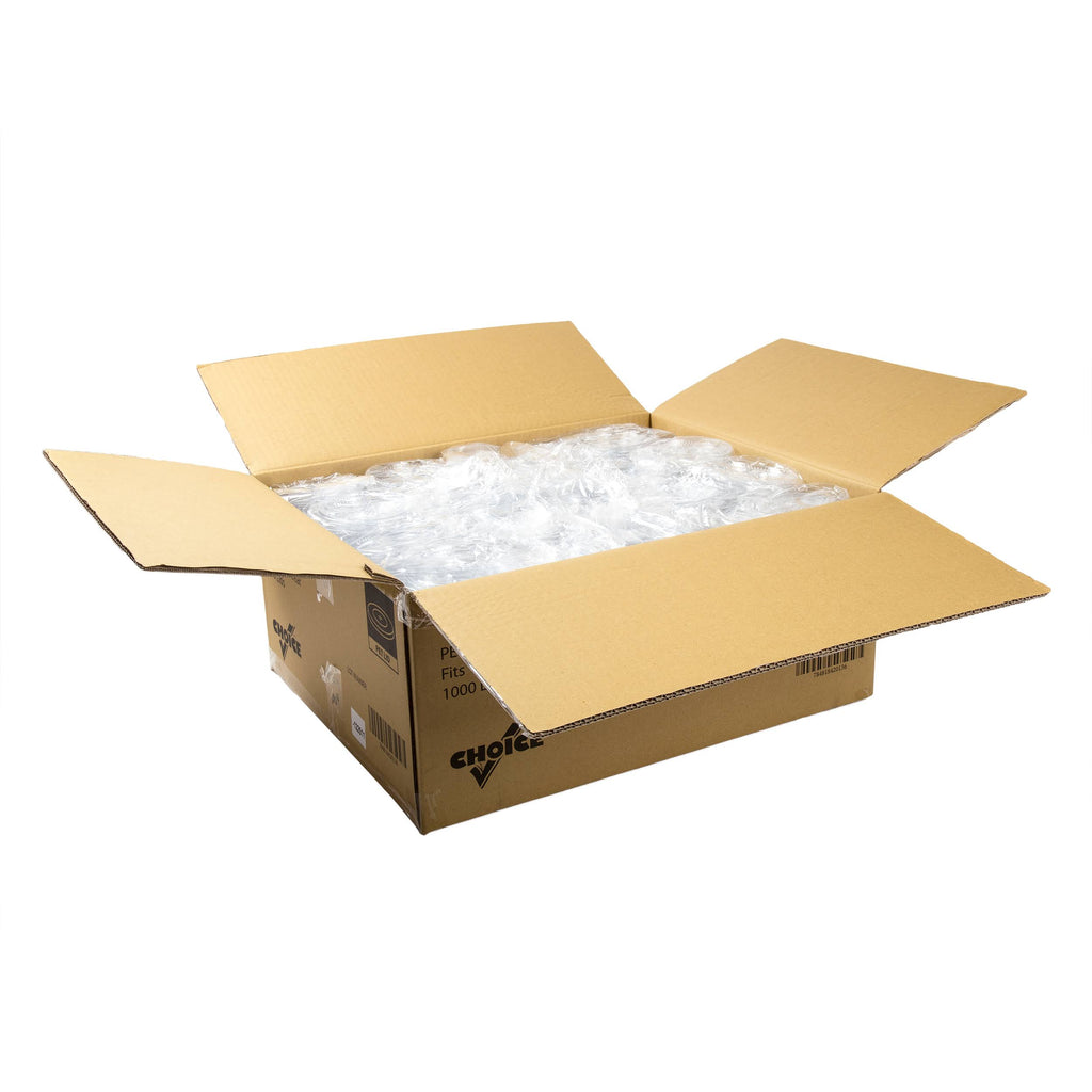 Clear Pet Lids with Straw Slots, Case of 1,000 U8711