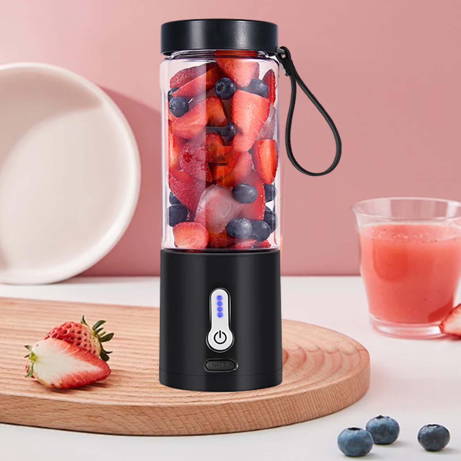 Black Electric USB Juicer Cup 530ml A6785