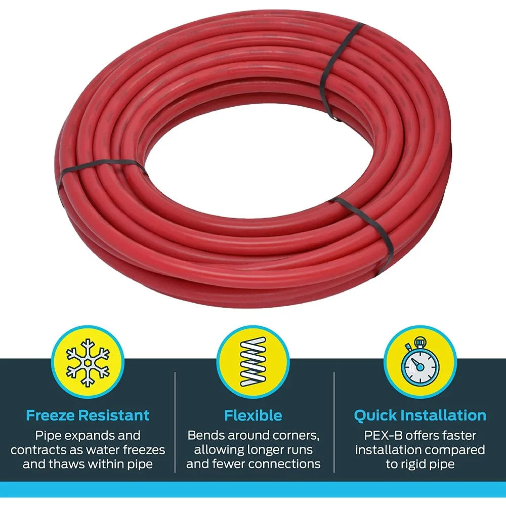 1 in. 100 ft. Red Pex Coil P775258