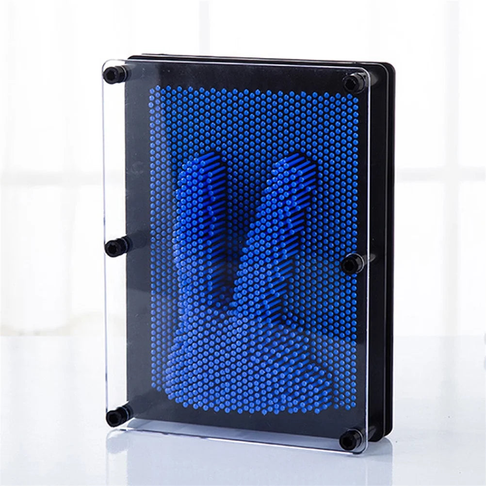 3D Pin Art Sculpture Hand Model Board Desktop Toy E5613