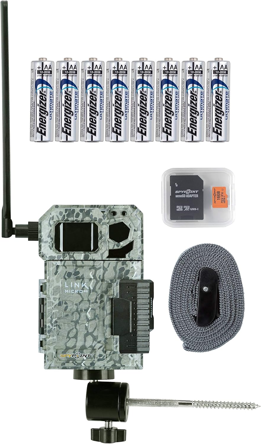 4G Cellular Trail Camera with Batteries, Micro SD Card, and Mount T491807