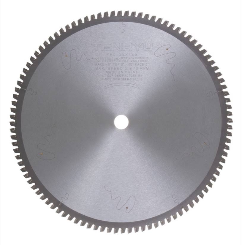 10x22 Non-Ferrous Metal Saw Blade 100T 5/8x22 Arbor W73506