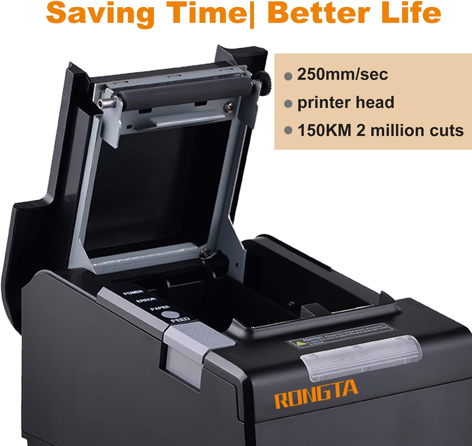 80MM Direct Thermal Receipt Printer with Auto Cutter G654423