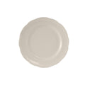 7 1/4 inch Scalloped Edge Plate in Eggshell White, Case of 36 N16266
