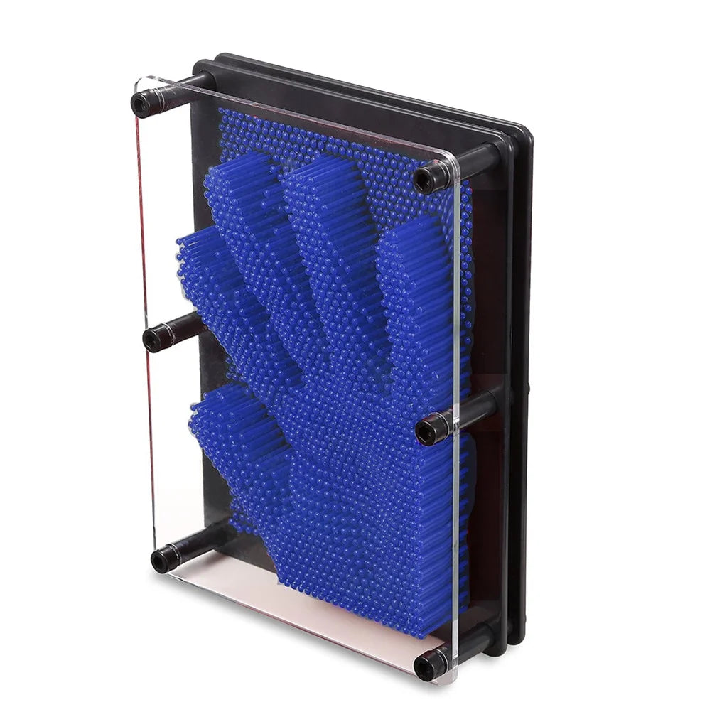 3D Pin Art Sculpture Hand Model Board Desktop Toy E5613