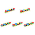 5 Sets Geometric Shape Matching Blocks Sorting Toys C19753