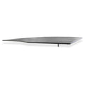 Gray Steel Curved Left Return Laminate Desk H789499