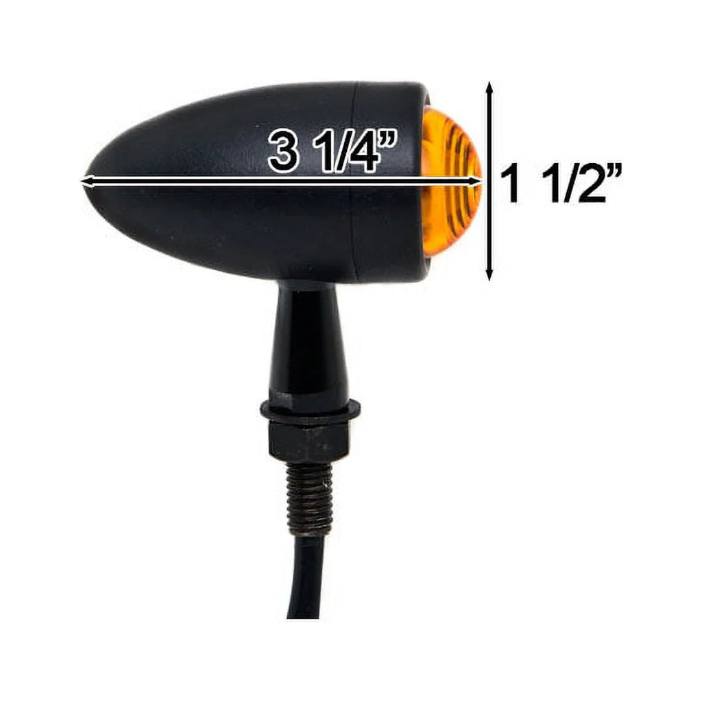 Black Amber Turn Signals Lights Z67499