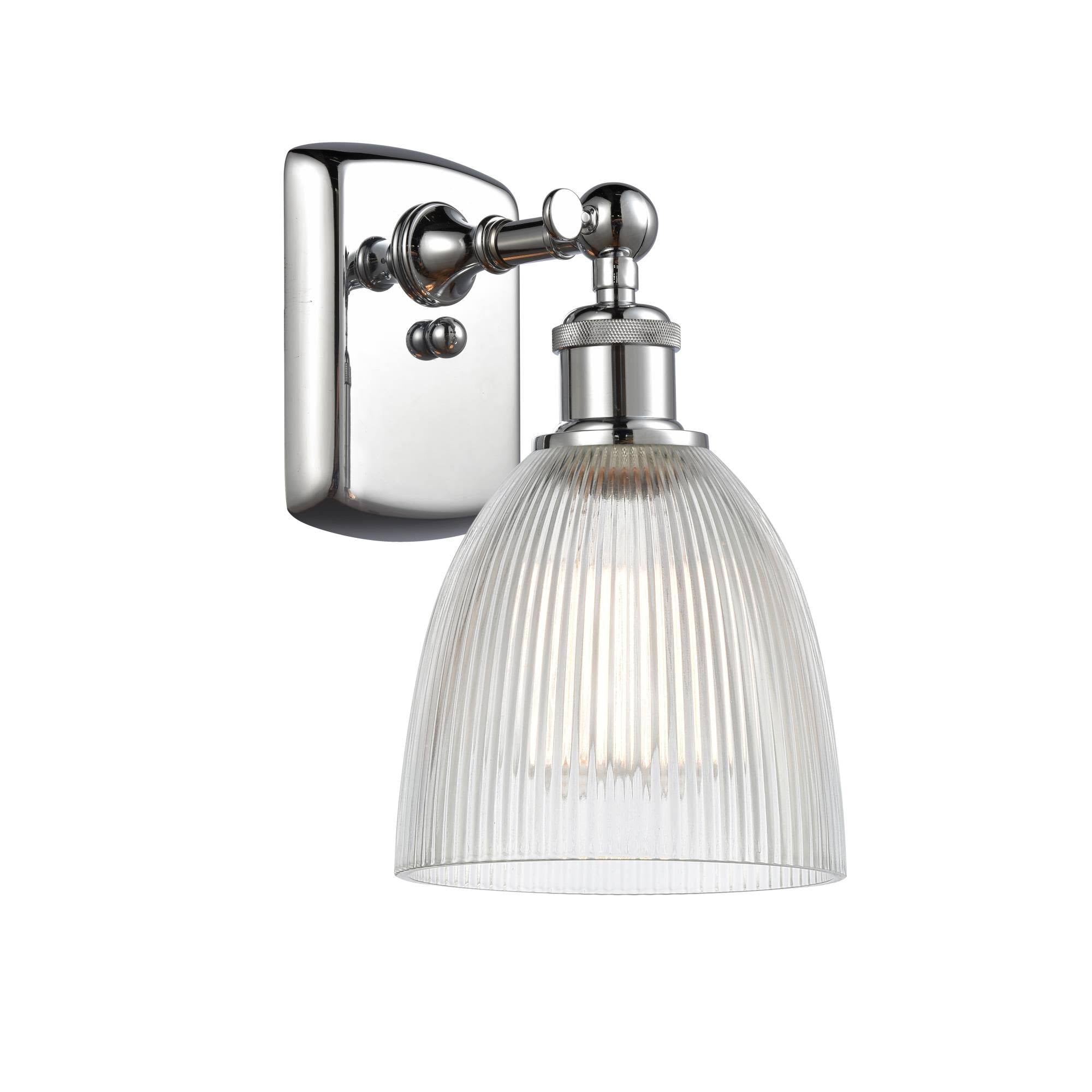 Polished Chrome Castile 1 Light Sconce V535814