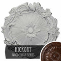 16 3/4 inch x 1 3/8 inch Hand-Painted Hickory Ceiling Medallion Z65344