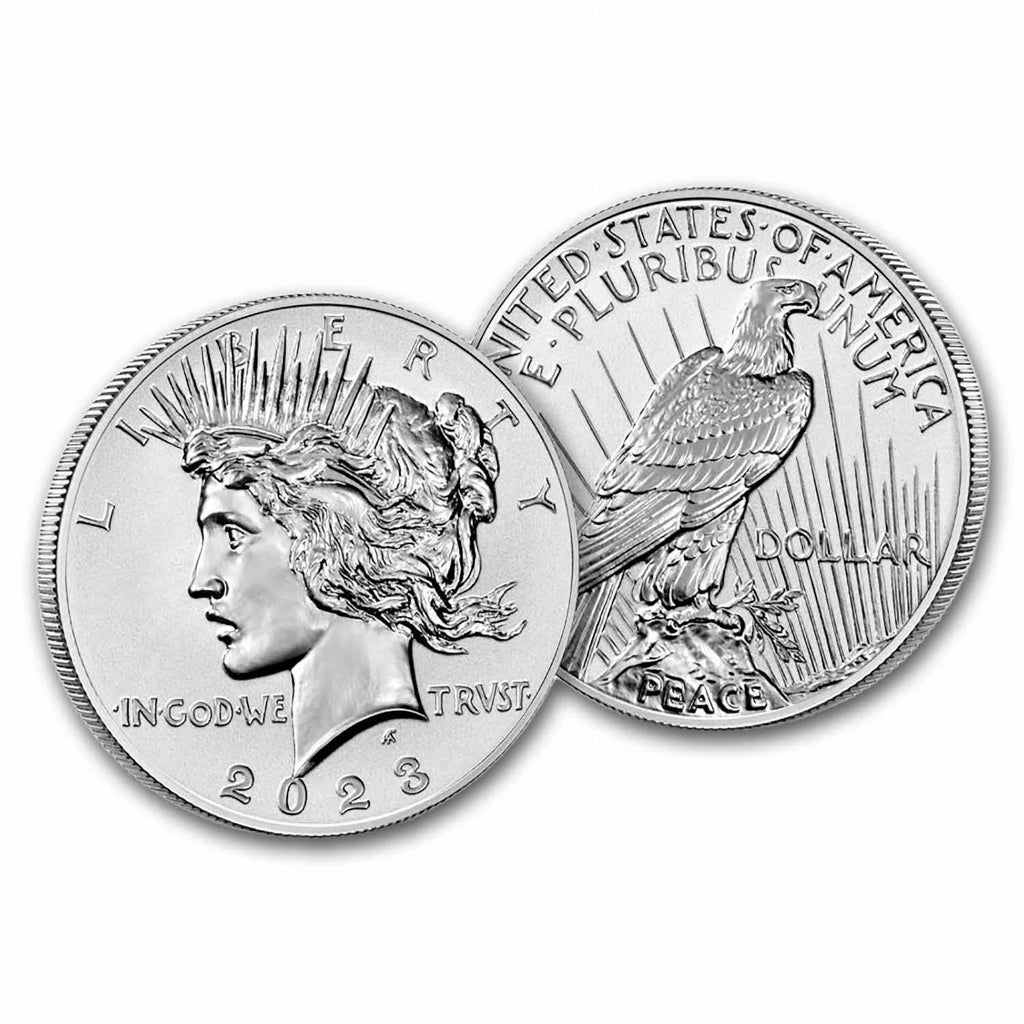 Morgan & Peace Silver Dollar Reverse Proof Set M60141