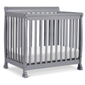 Gray 2-in-1 Mini Crib and Twin Bed F66086
