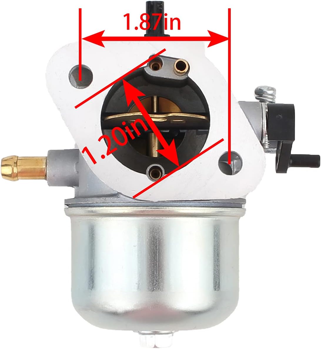 Carburetor with Fuel Filter and Gasket Pack of 2 G769