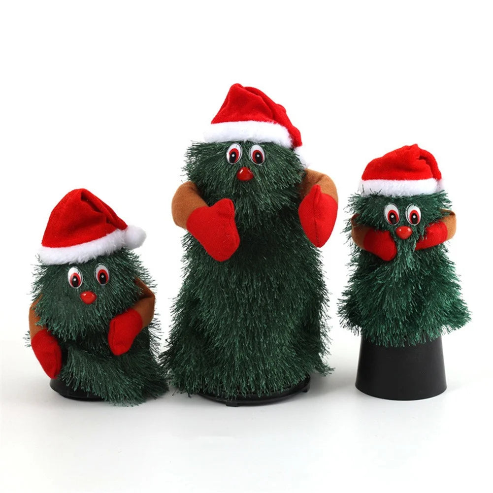 Christmas Tree Plush Toy Dancing Singing Doll X9501