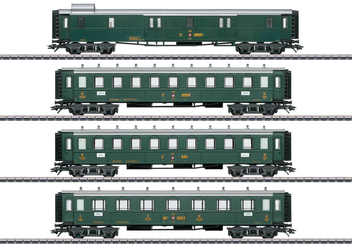 Swiss Old-timer Passenger Car Set M35528
