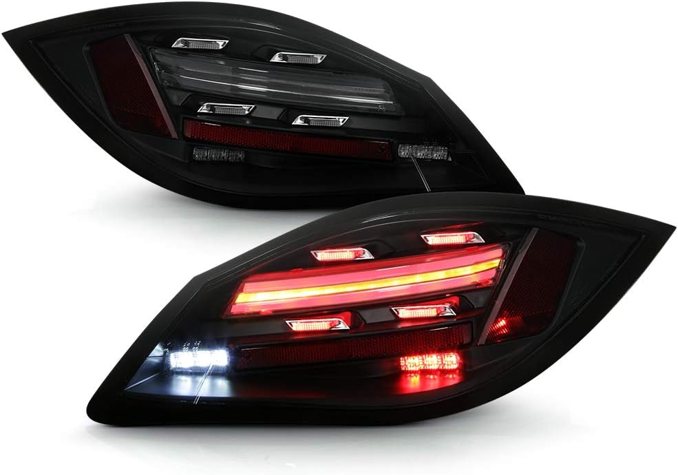 Black Smoked LED Sequential Signal Tail Lights Set O579737