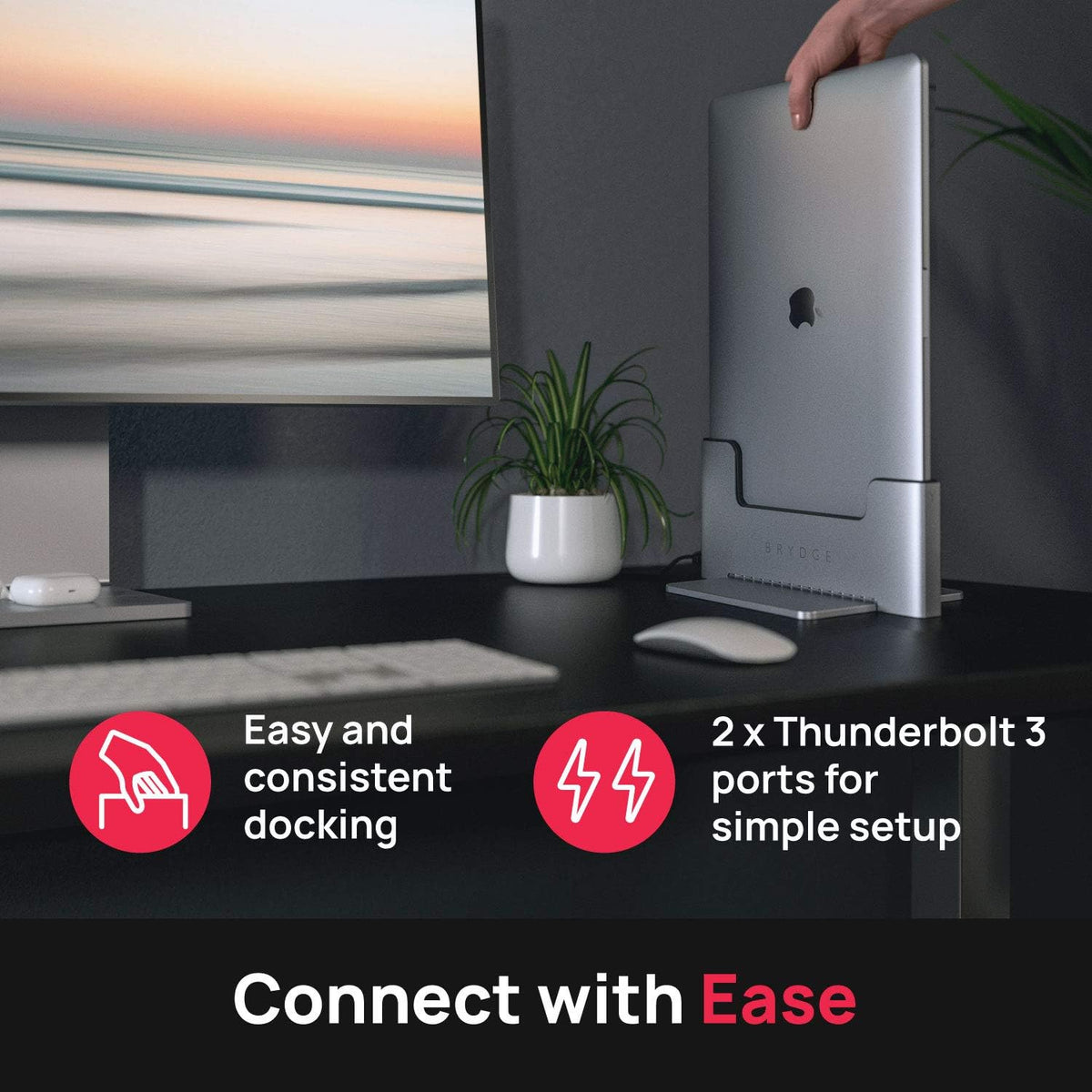 Vertical Laptop Stand for 16-inch MacBook Pro X513