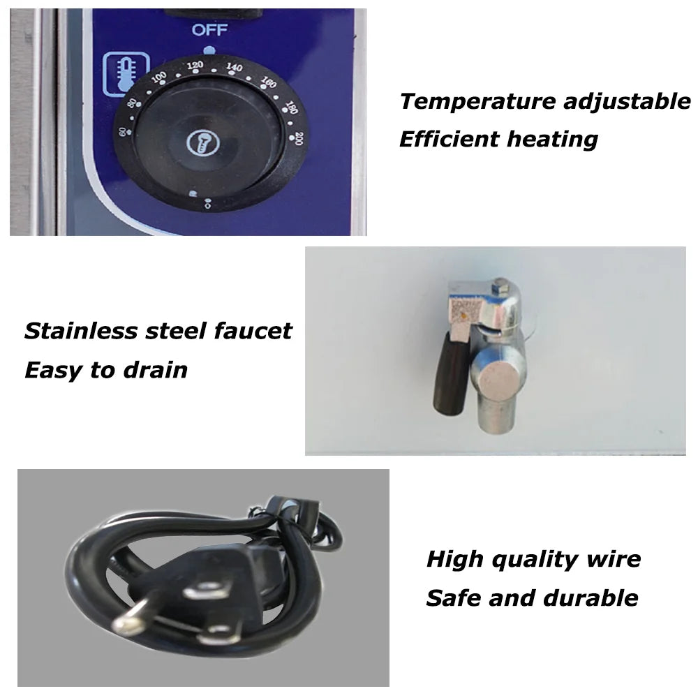 3-Pot Stainless Steel Commercial Food Warmer L1752