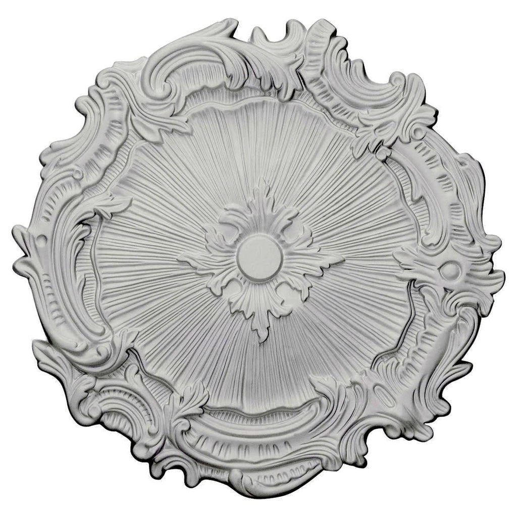 16 3/4 inch x 1 3/8 inch Hand-Painted Hickory Ceiling Medallion Z65344