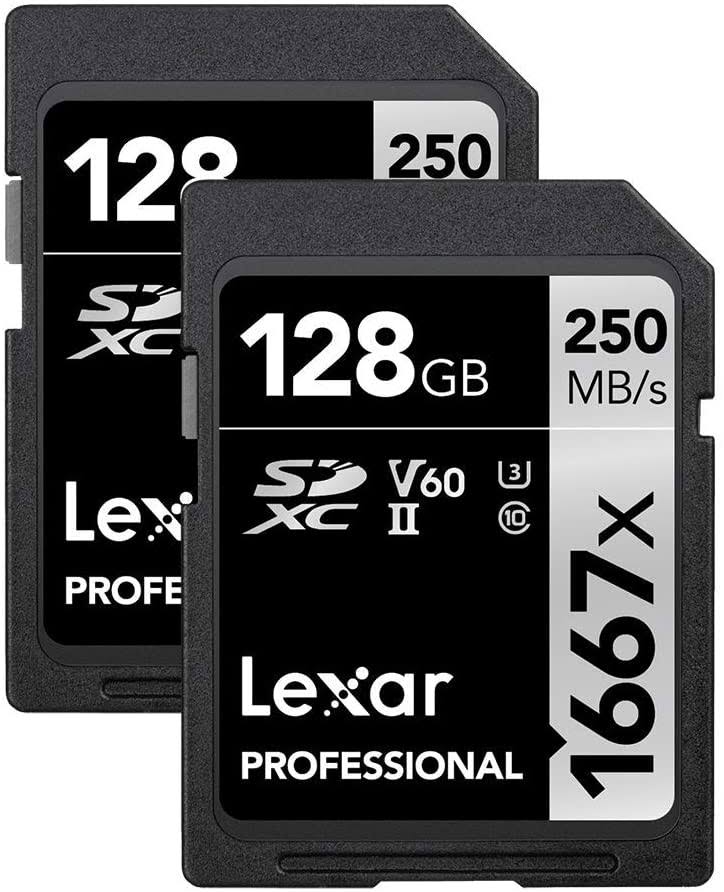 128GB UHS-II SDXC Memory Card (2-Pack) M242