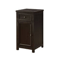 Antique Black Transitional Wood Side Table P110