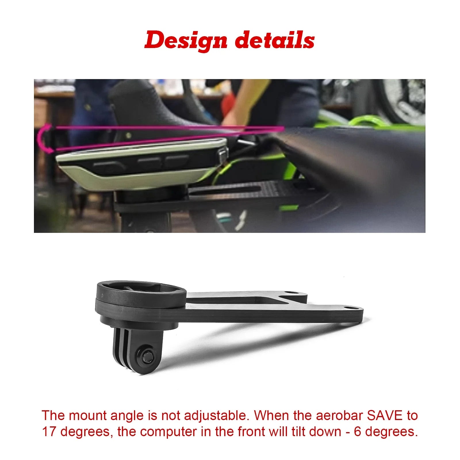 Carbon Fiber Computer Mount Holder W3912