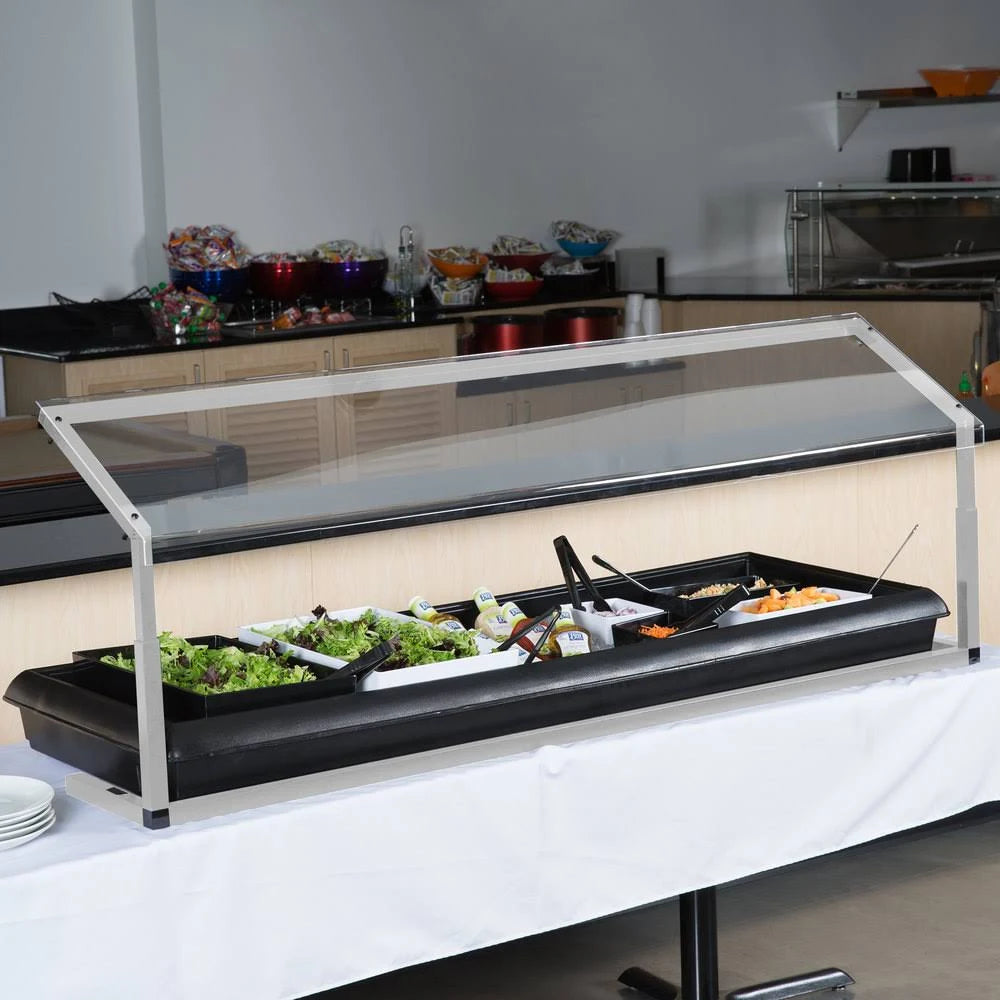Clear Adjustable Single Sided Sneeze Guard R997