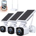 1080P Wireless Solar Security Camera System with Base Station & 3 Cameras Y8158