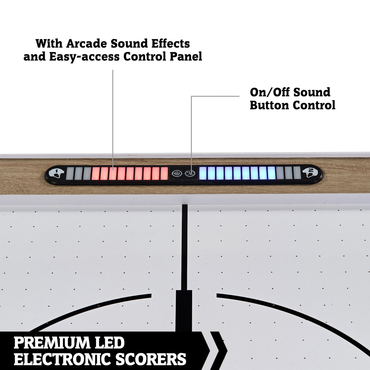 72 inch Air Powered Hockey Table with Table Tennis Top D33085