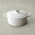 Enameled Cast Iron Round Dutch Oven, 3 1/2-Qt., Matte White Y476