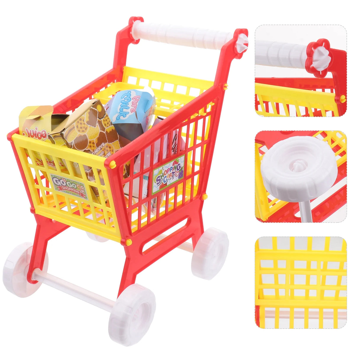 Red Kid Shopping Cart Plaything Q735