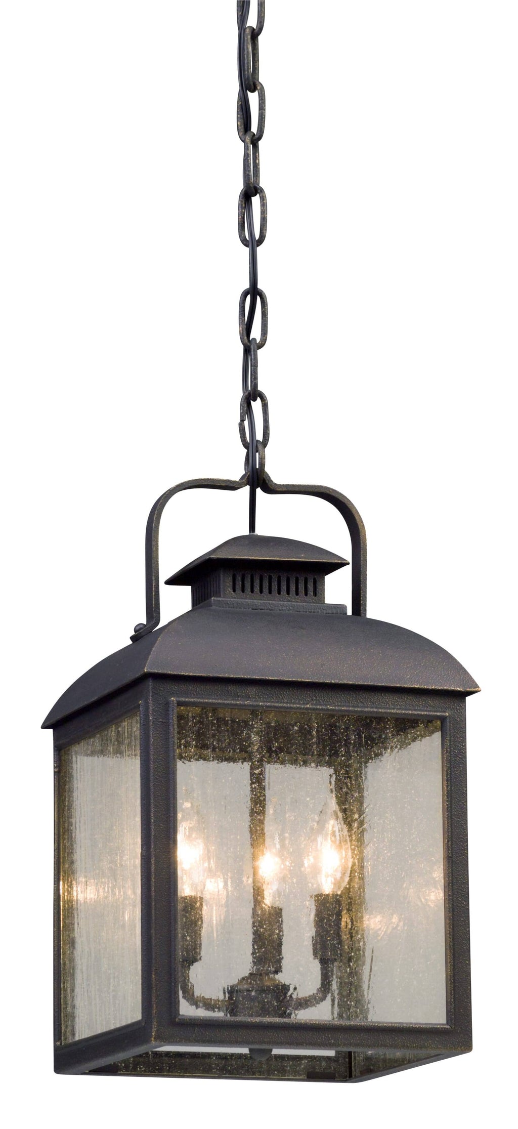 Vintage Bronze 3 Light Hanger Lantern N998