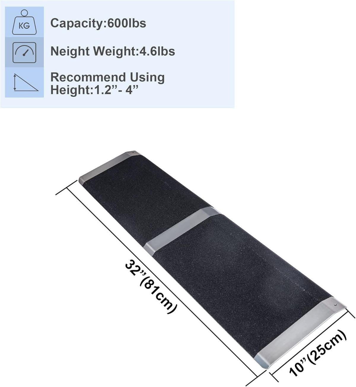 Aluminum Wheelchair Ramp K66006