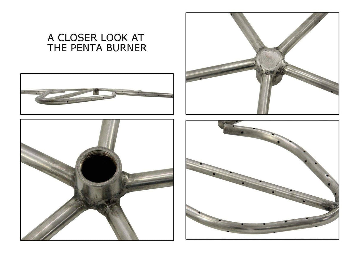 48x22 Natural Gas Fire Pit Burner Ring Kit X884021