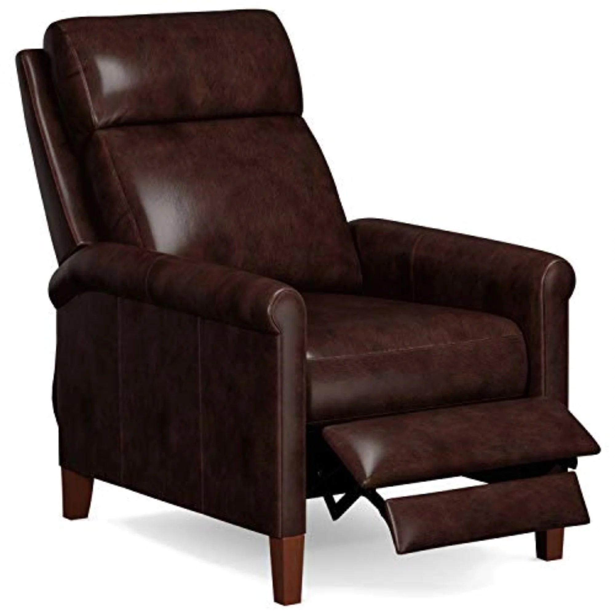 Espresso Leather Pushback Recliner I478121