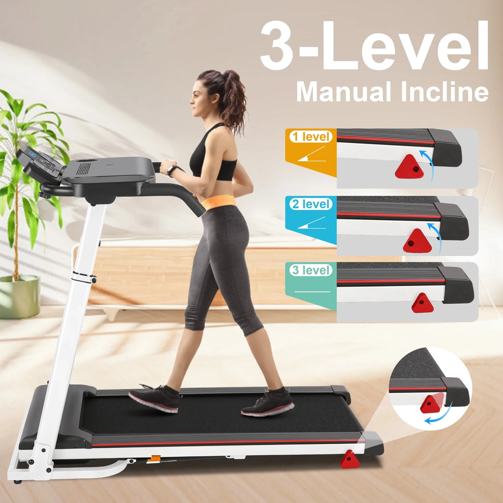 300Lbs Portable Folding Treadmill with Desk K6624