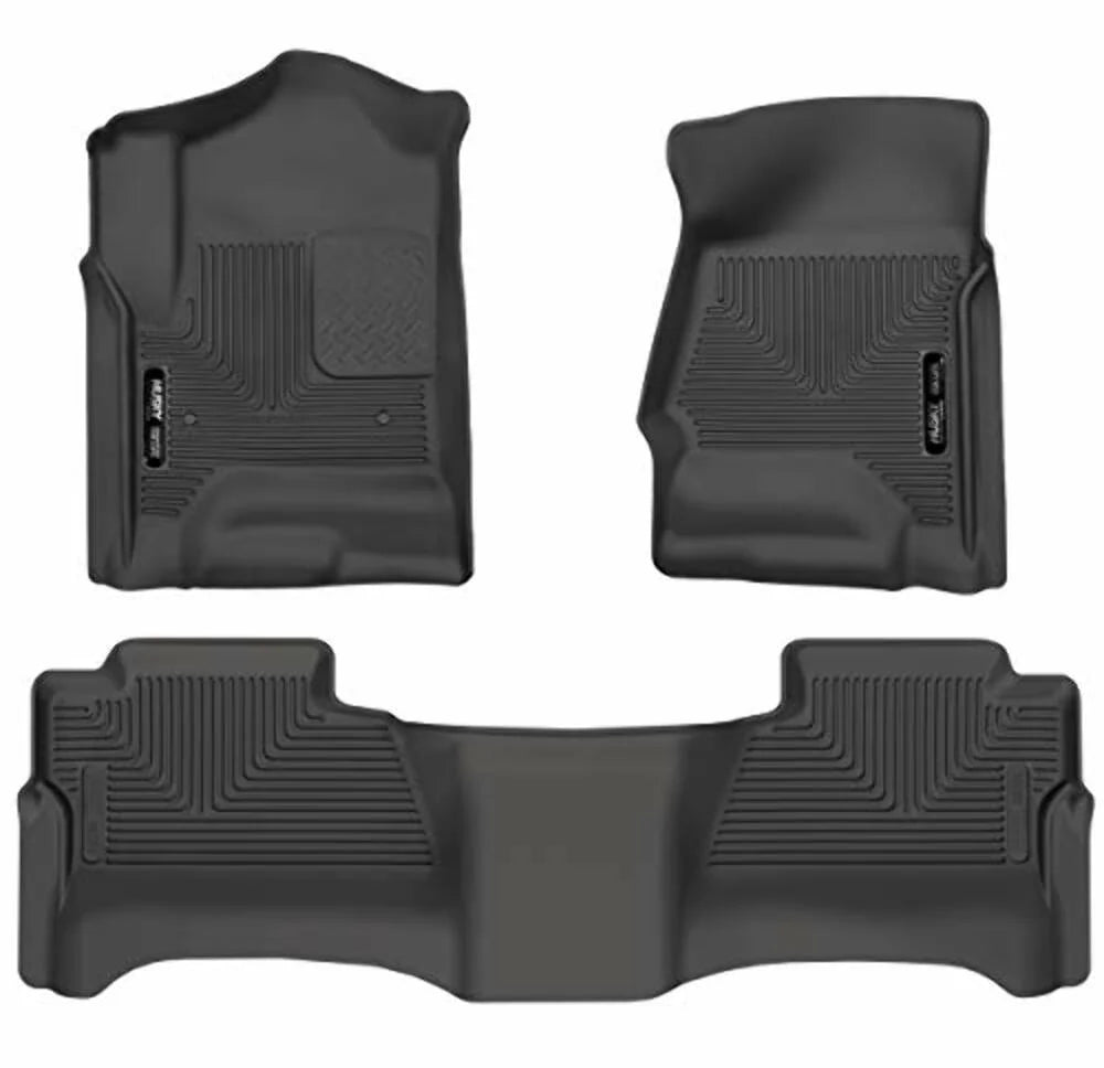 Black Front & 2nd Seat Floor Liners J433