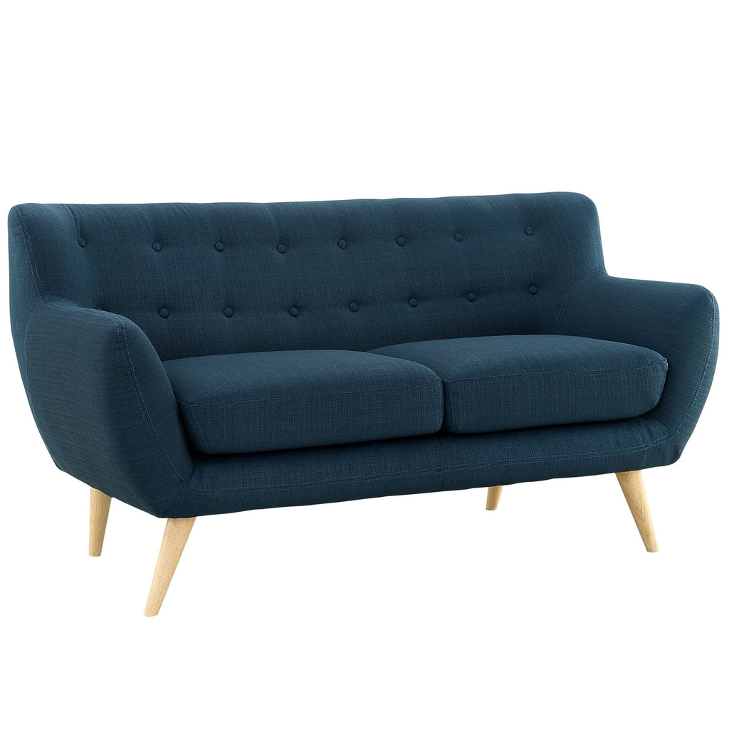Navy Fabric Two PCS Living Room Set E157