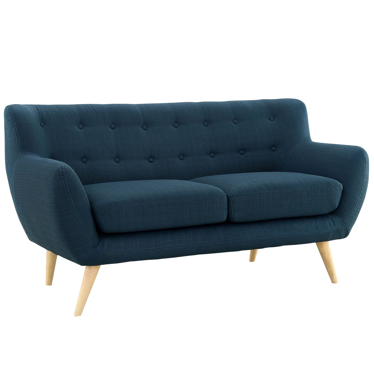 Navy Fabric Two PCS Living Room Set E157