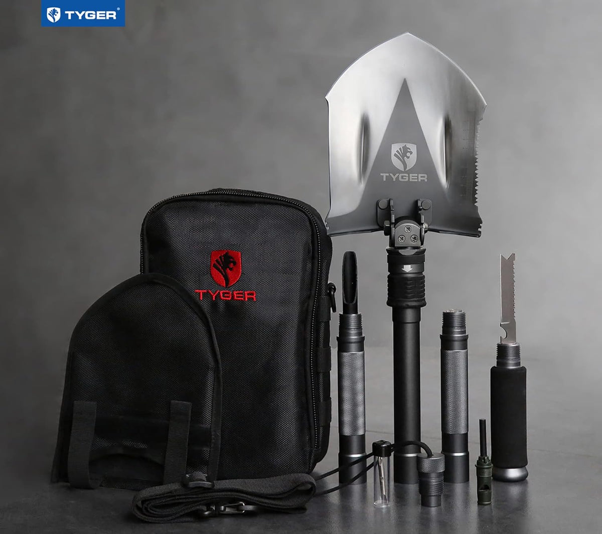 Military Heavyduty Folding Compact Tool with 16-in-1 Multifunction M484930