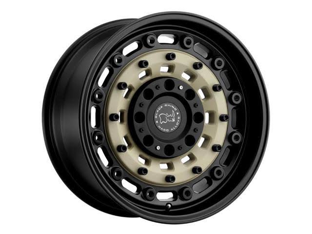 Black Rhino Arsenal 17x9.5 +12 Sand on Blk Wheel Rim E87022