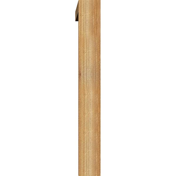 Rough Sawn Bracket with Offset Brace, Western Red Cedar B6097
