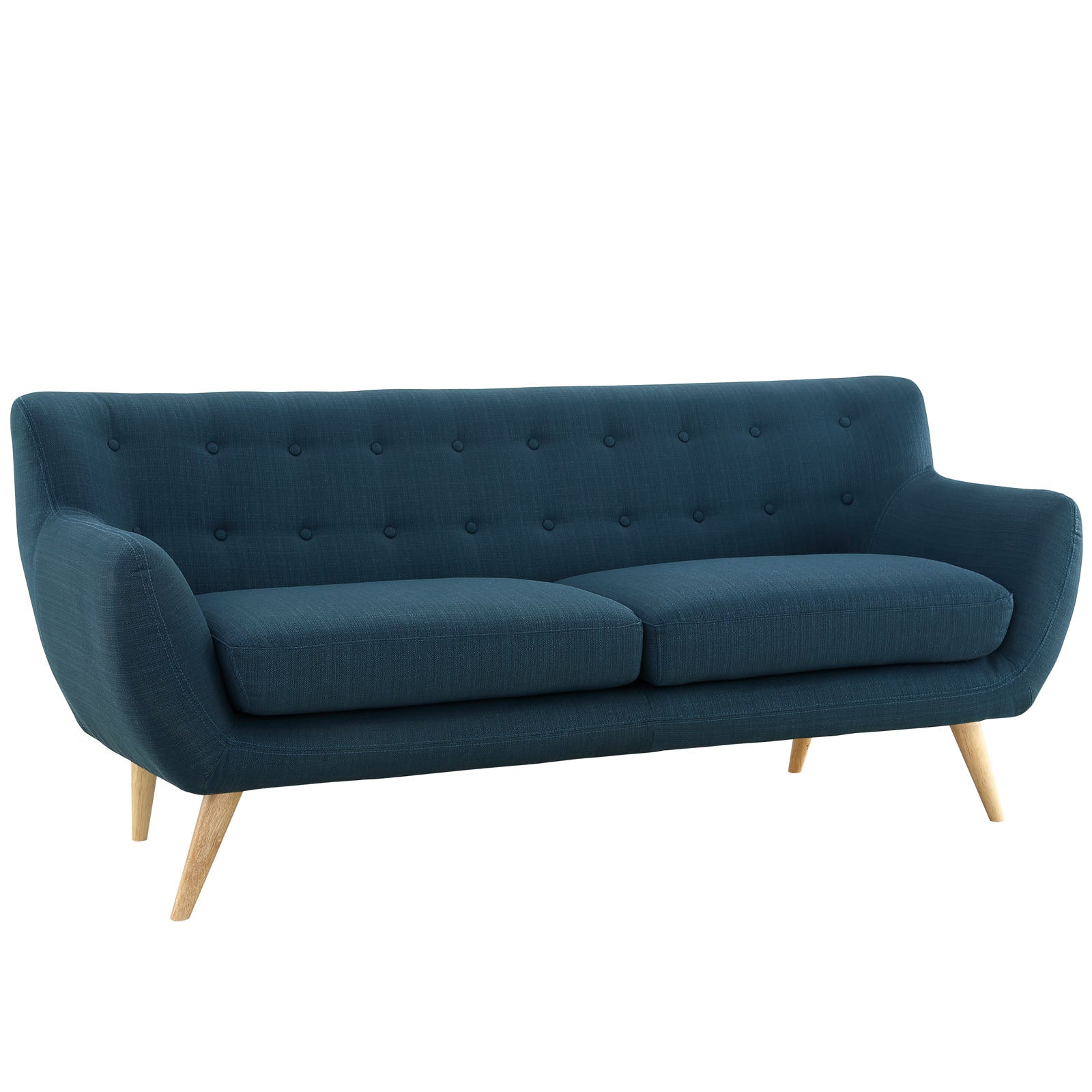 Navy Fabric Two PCS Living Room Set E157