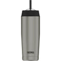 16 oz Vacuum Insulated Stainless Steel Cold Cup with Straw V822724