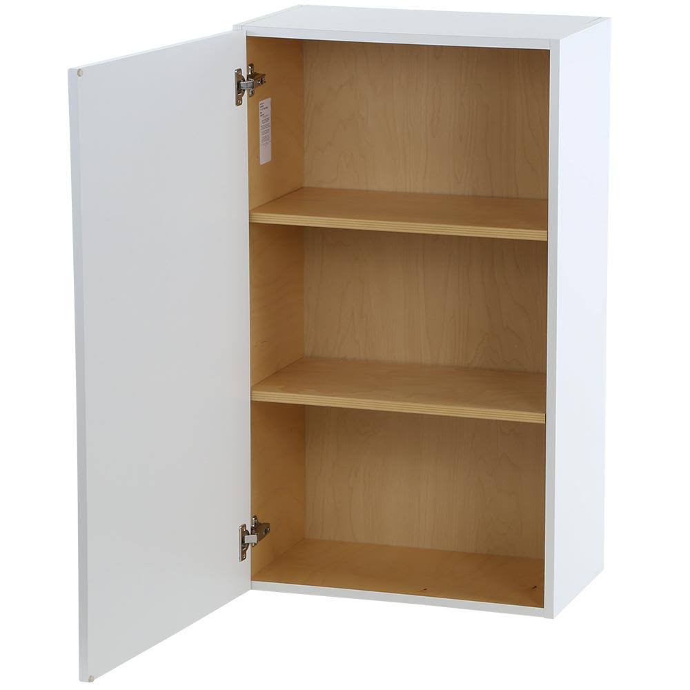 Wall Cabinet 21 in. x 36 in. x 12.5 in. 2-Adjustable Shelves White B155