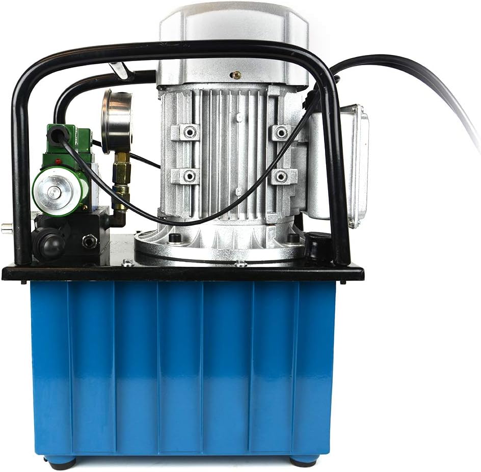 Electric Hydraulic Pump Power Pack Unit 2 Stage Double Acting 110v 10k psi 488 Cubic in Capacity W19299