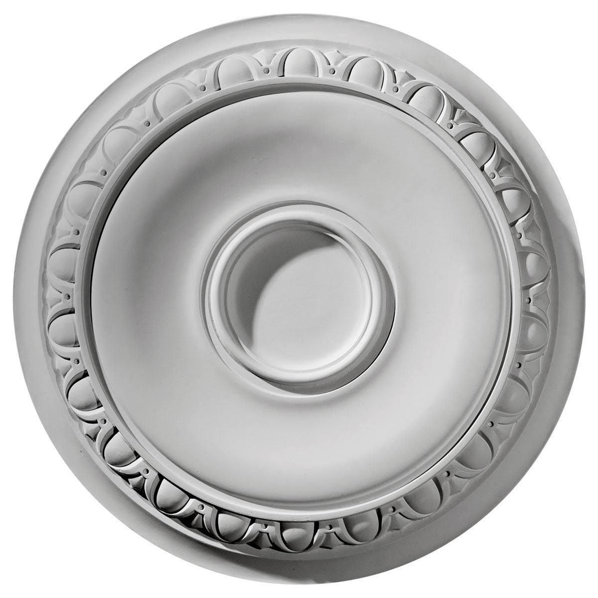 24 1/4x22OD x 1 1/2x22P Ceiling Medallion Hand-Painted Athenian Green V409