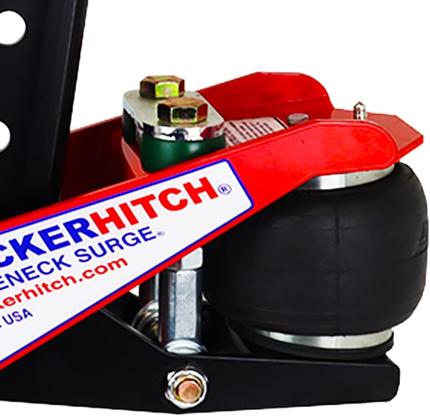 Gooseneck Air Hitch & Coupler, Round 4" Angled Pin 30K SL Coupler P9610