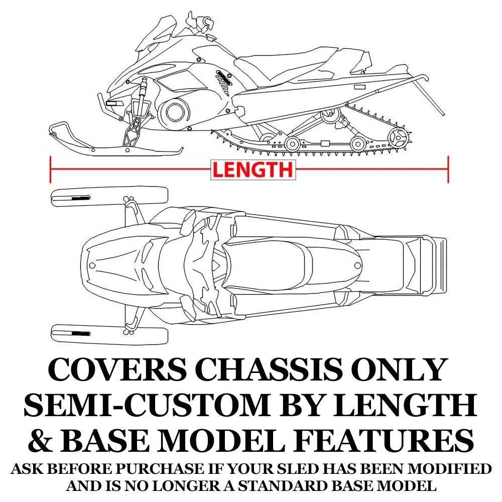 Trailerable 600 Denier Snowmobile Cover A405025